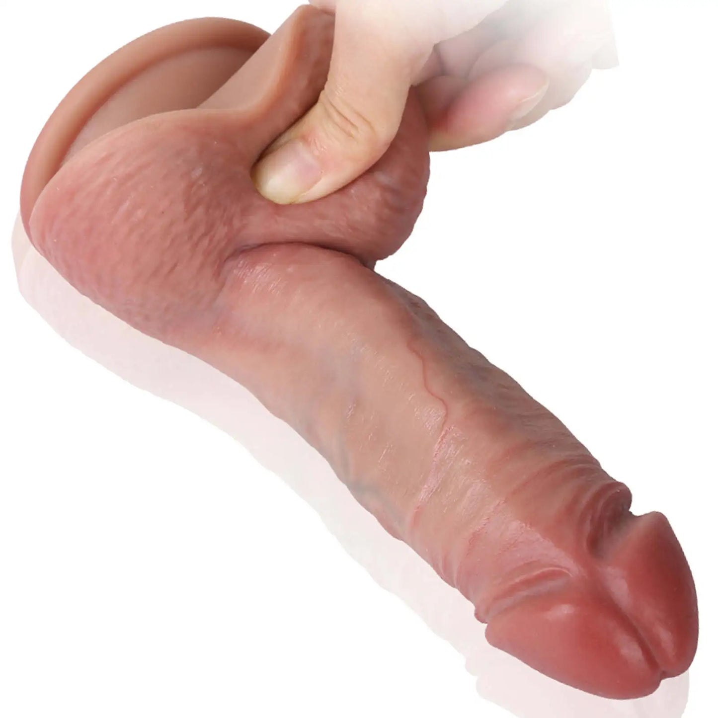 7.5" Soft Flesh Strap On Dildo Realistic