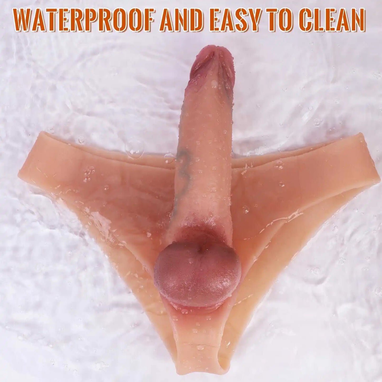 7 Inch Hollow Strap On Silicone Dildo