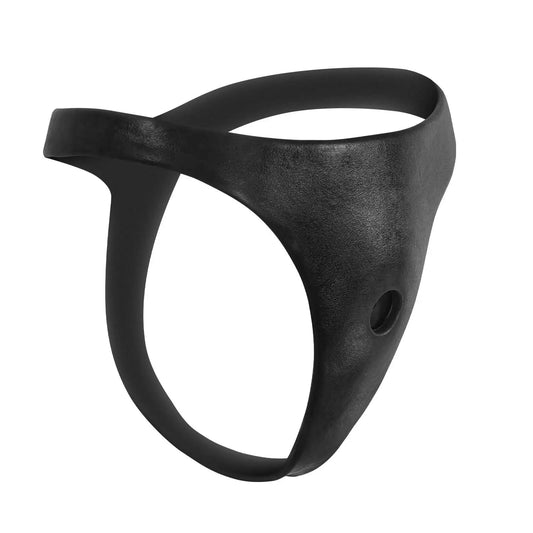 Lucas CalvinBlack Silicone Strap On Harness for Women