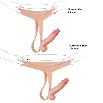 Chloe 6" X 1.6" Realistic Skin Small Strap On Dildo