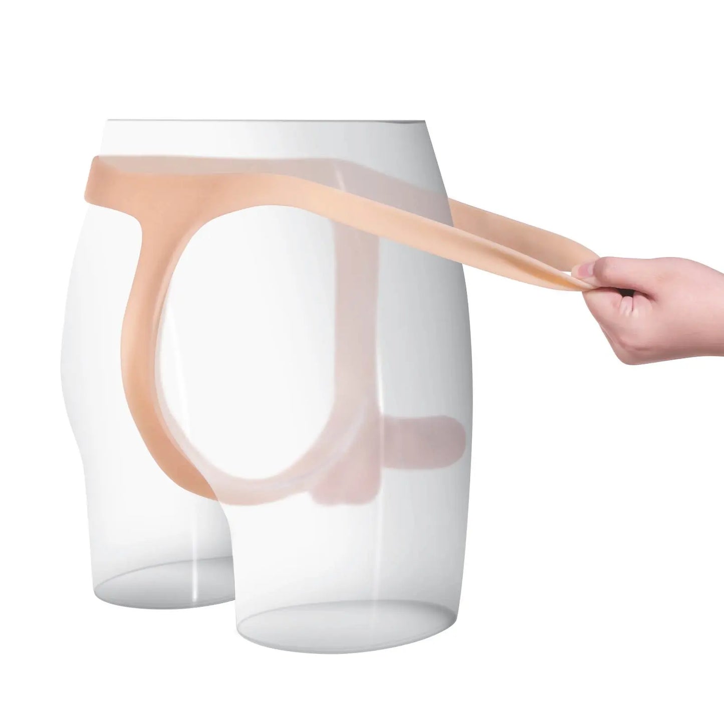 Chloe 6" X 1.6" Realistic Skin Small Strap On Dildo