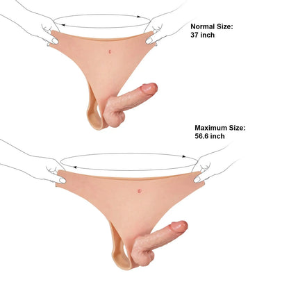 Ethan 6.1" x 1.7" Realistic Soft Short Strap on Dildo