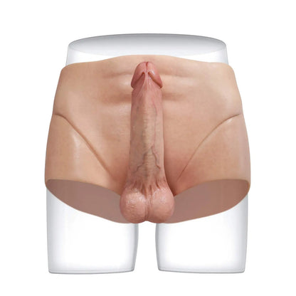 Madison 7.2" x 1.7" Soft Silicone Boxer Briefs Strap On Dildo