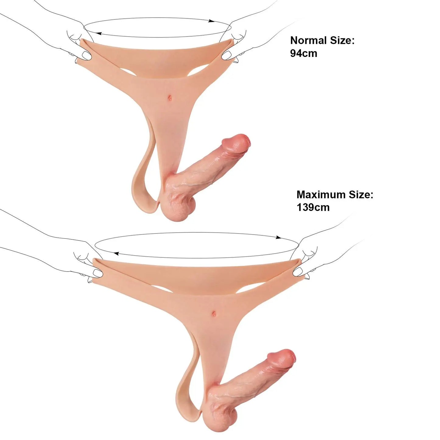 Olivia 6.3" x 1.5" Sexy Soft Silicone Strap On Dildo