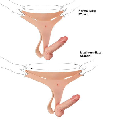 Olivia 6.3" x 1.5" Sexy Soft Silicone Strap On Dildo