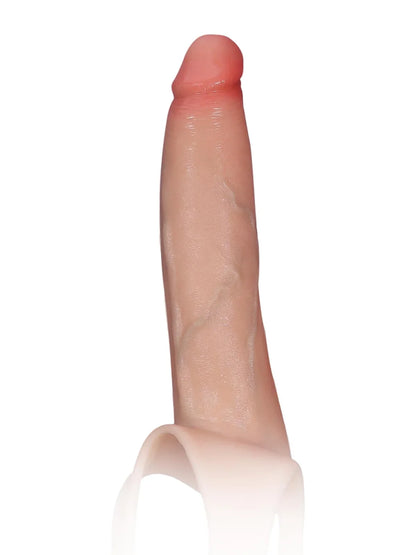 Elorian 7.5 x 2 inch soft ultra-slim hollow strap-on sleeve