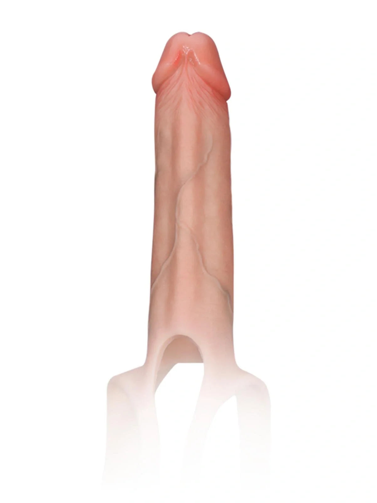 Nyverra 8.3 x 2.2 inch soft hollow silicone strap-on for men