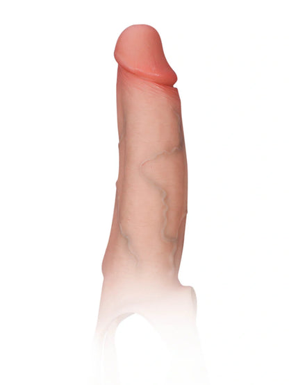 Nyverra 8.3 x 2.2 inch soft hollow silicone strap-on for men