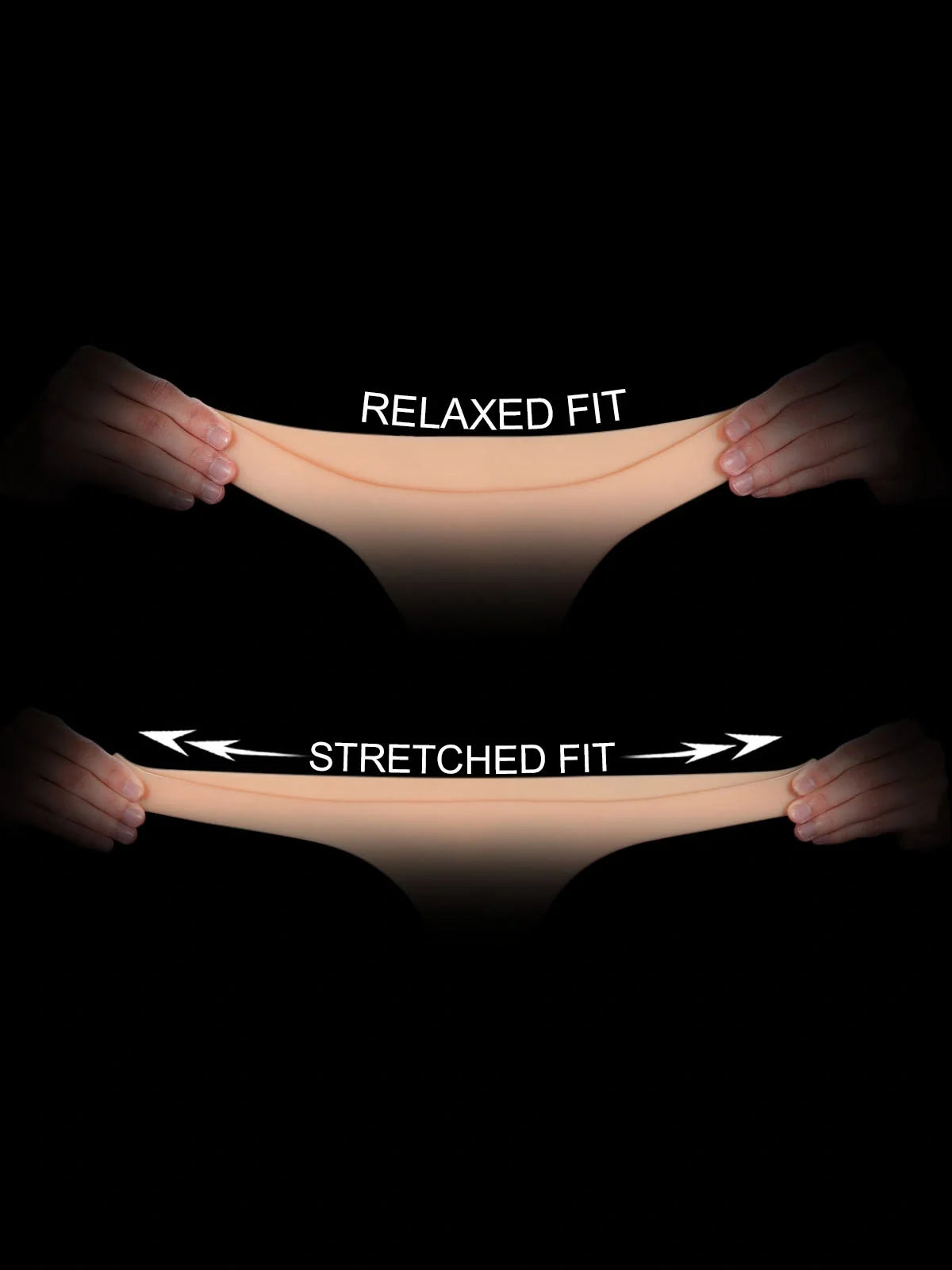 Solvique dual-shaft vibrating silicone strap-on for couples