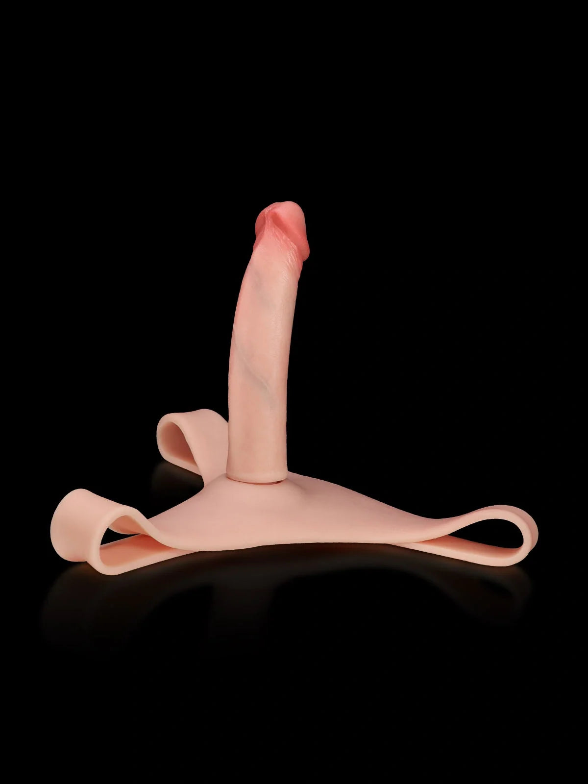 Mavellin silicone strap-on with two interchangeable shafts