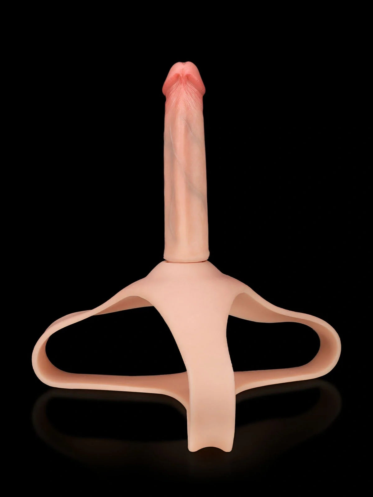 Mavellin silicone strap-on with two interchangeable shafts