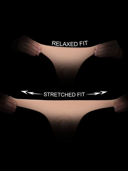 Mavellin silicone strap-on with two interchangeable shafts