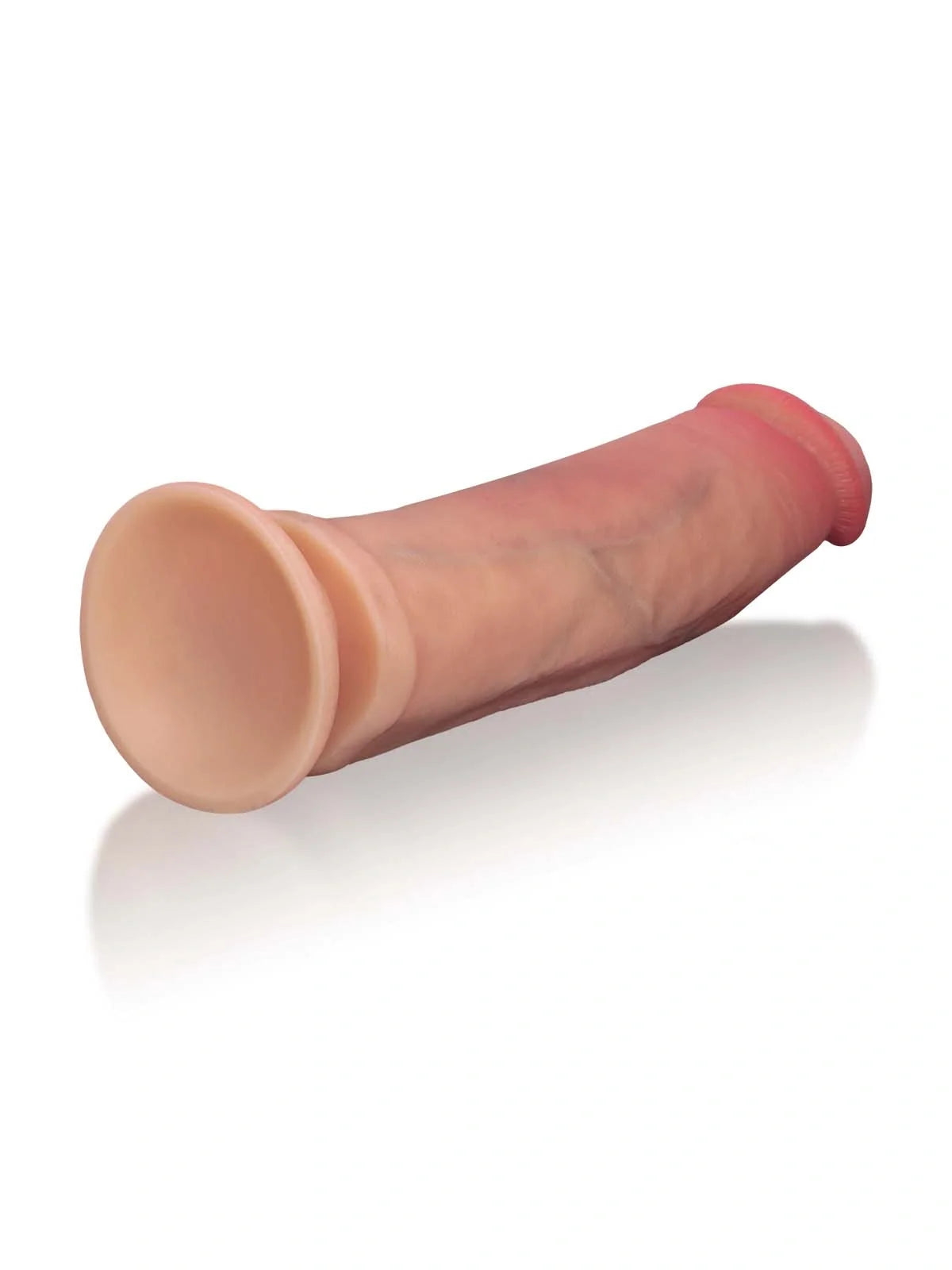 Corvanta 7.6 x 1.4 inch dual-density O-ring compatible silicone dildo