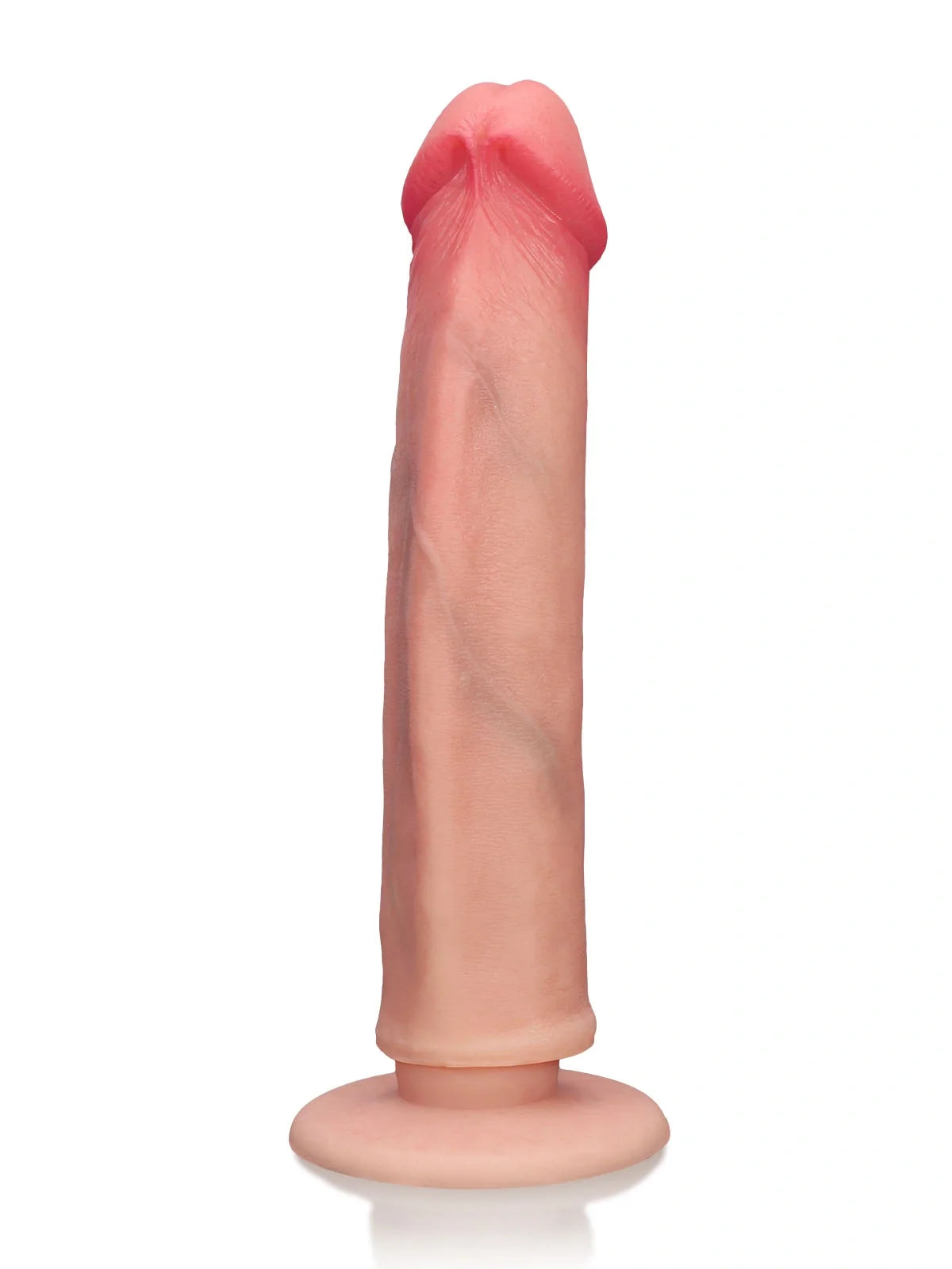 Corvanta 7.6 x 1.4 inch dual-density O-ring compatible silicone dildo
