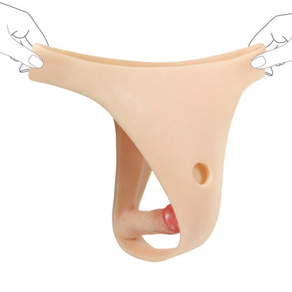 Julian Silicone Strap On Anal Vibrating Panties for Suction Cup Dildo
