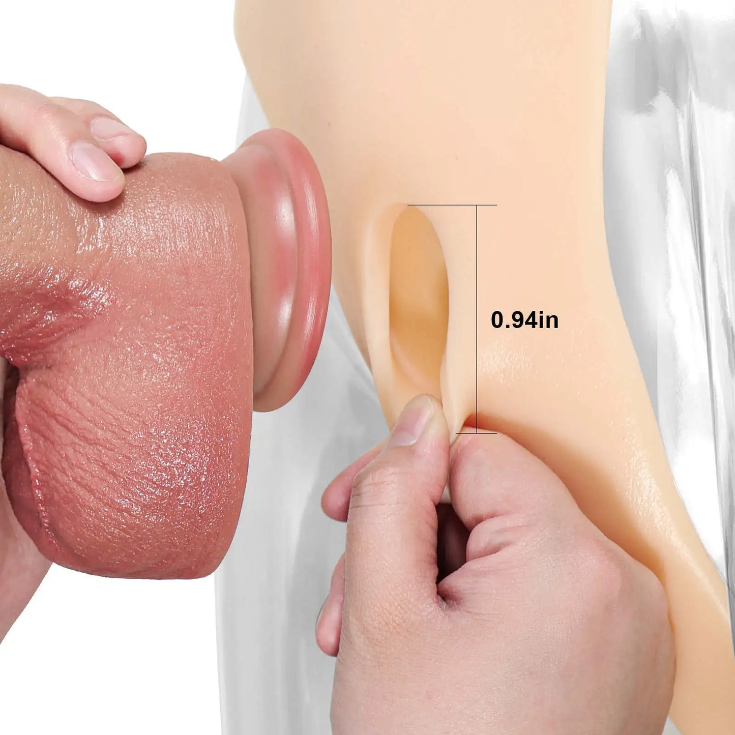 Julian Silicone Strap On Anal Vibrating Panties for Suction Cup Dildo
