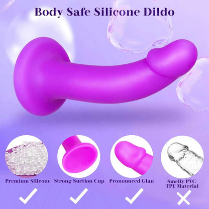 Strap-on Dildo Set for Beginners With 6.7 Inch G-spot Dildo