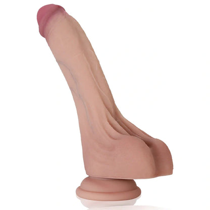 Noah  8" x 1.65" Ultra Realistic Liquid Silicone Strap On Dildo