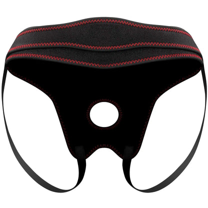 Unisex Adjustable Strap-on Harness with 1.5" Elastic O-Ring