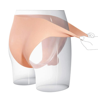 Walker 6.8" x 1.7" Dual Density Soft Silicone Strap On Dildo