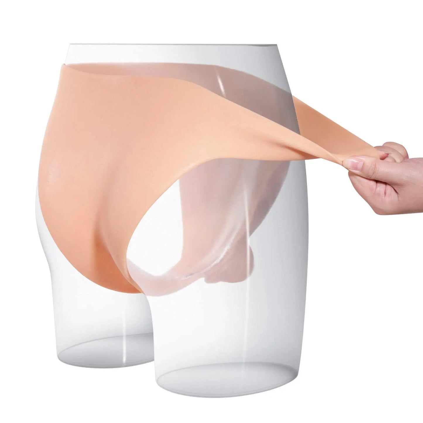 Walker 6.8" x 1.7" Dual Density Soft Silicone Strap On Dildo