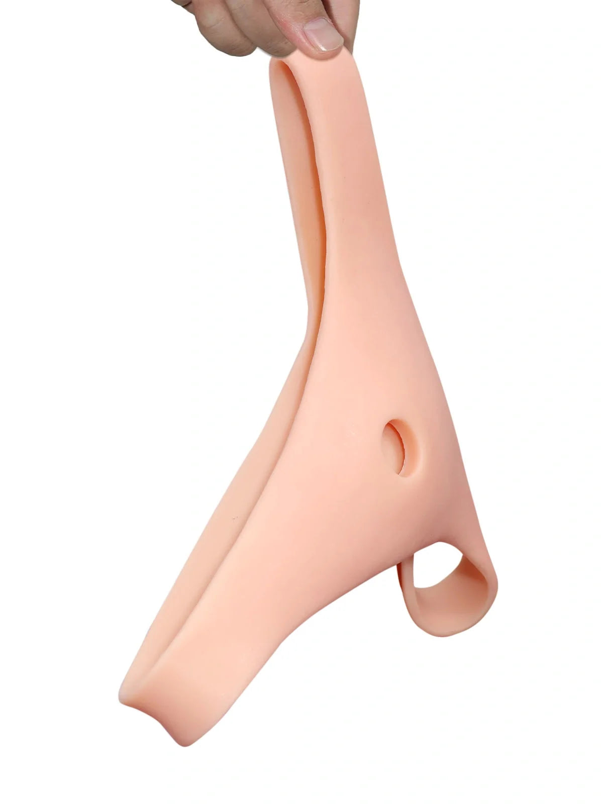 Bravelle reinforced silicone wearable strap-on harness only